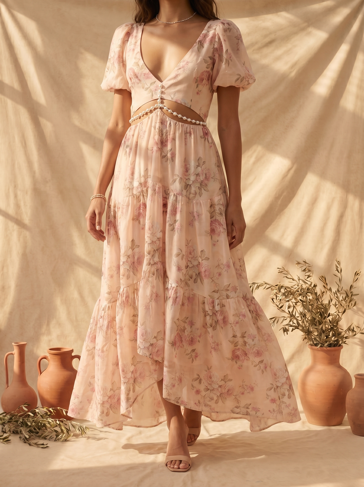 Abito elegante vaporoso