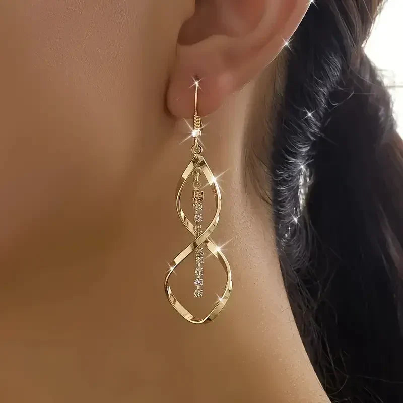 Boucles d'oreilles spirale