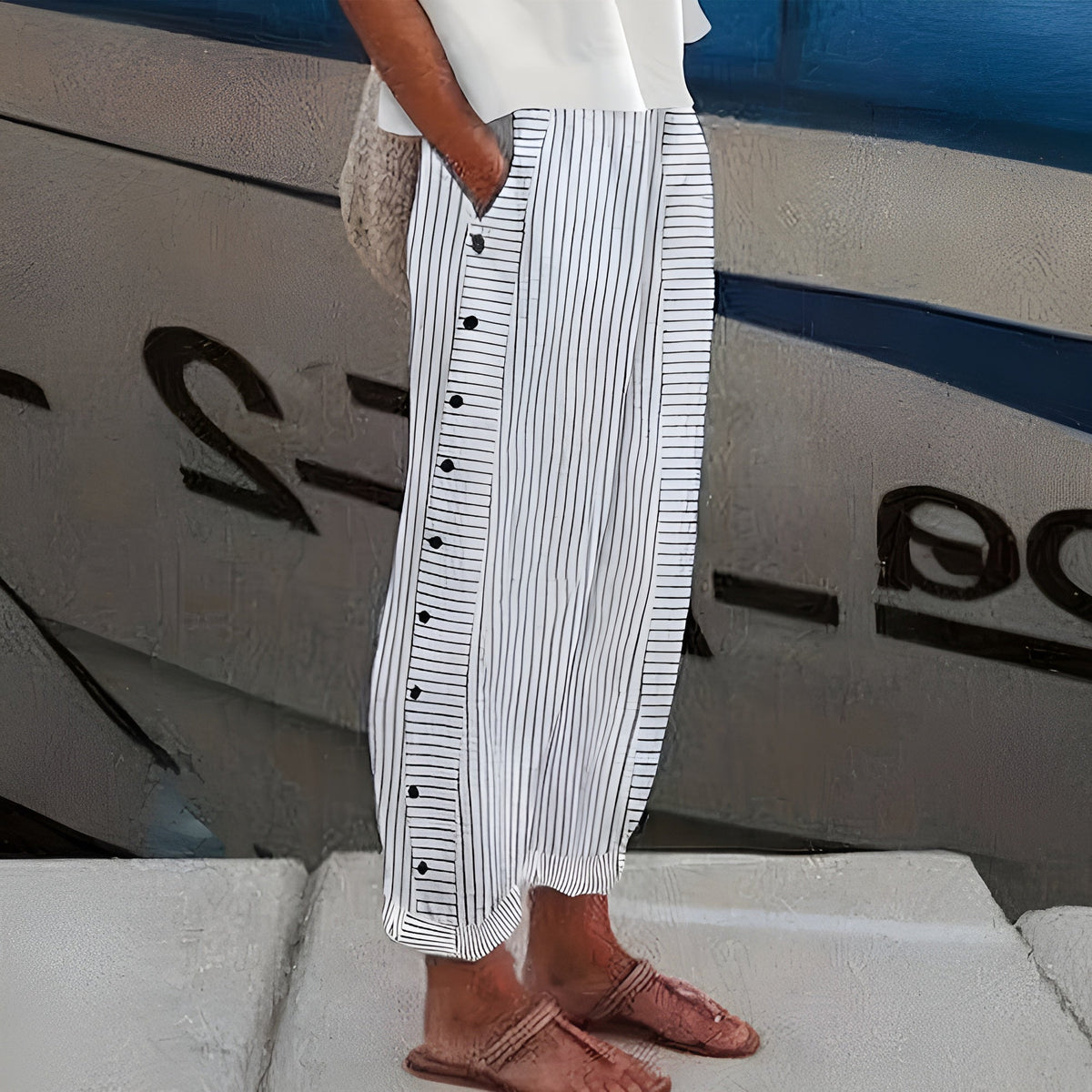 Pantalons de lli