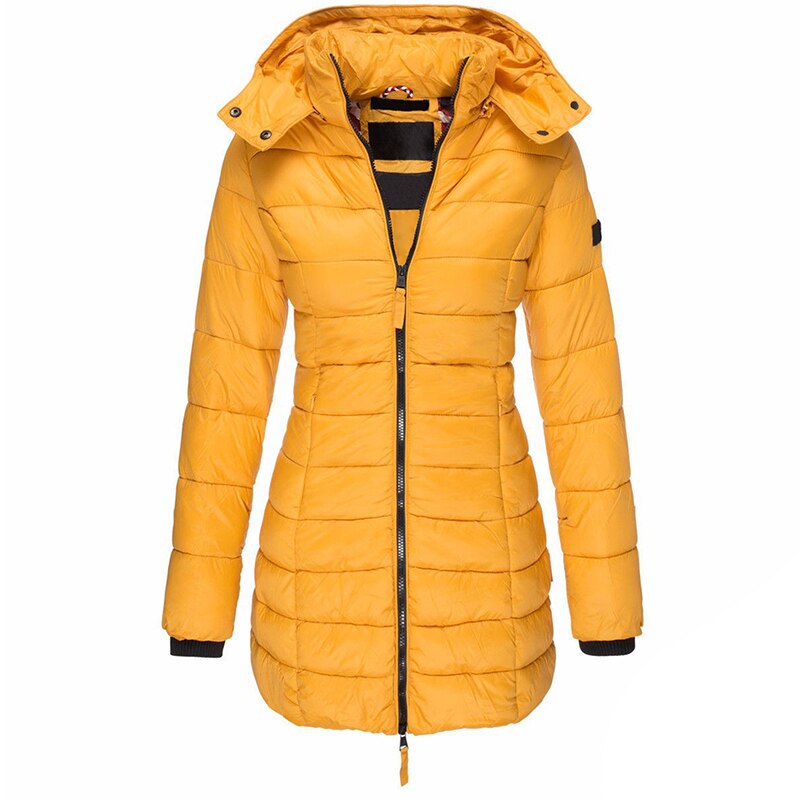 Parka llarga amb caputxa
