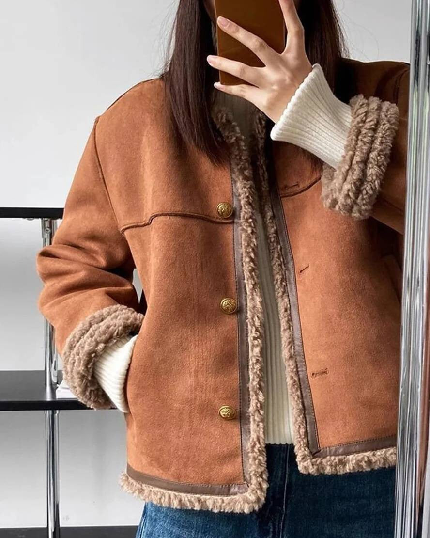 Chaqueta de piel de oveja
