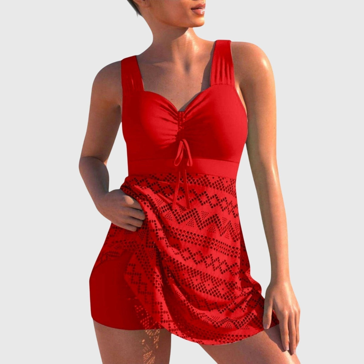 Isabella - Traje de baño de dos piezas con falda