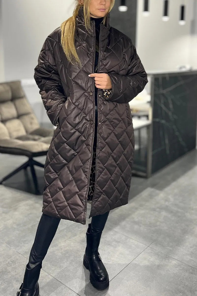 Manteau matelassé réversible