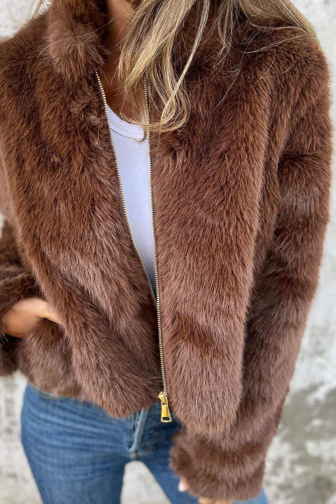 Manteau en fourrure