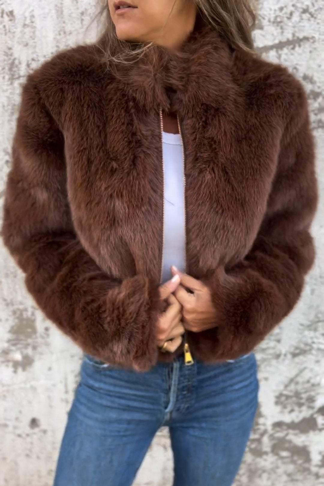 Manteau en fourrure