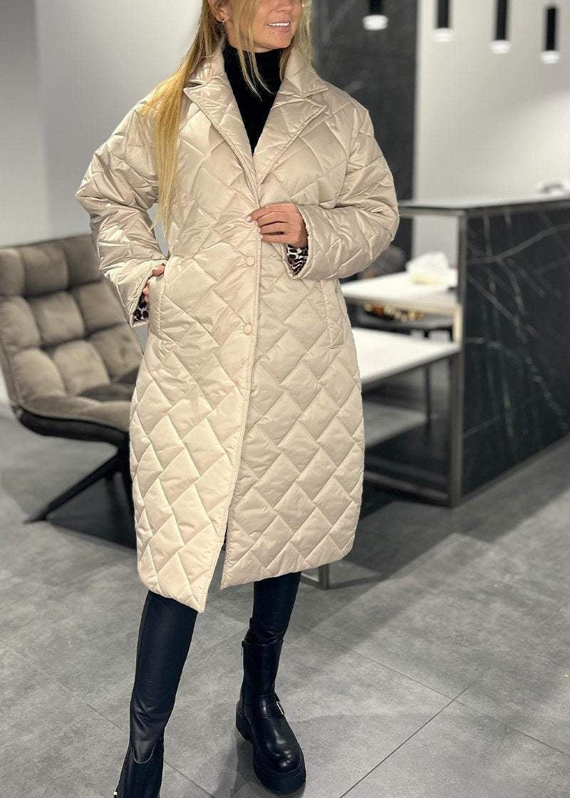 Manteau matelassé réversible