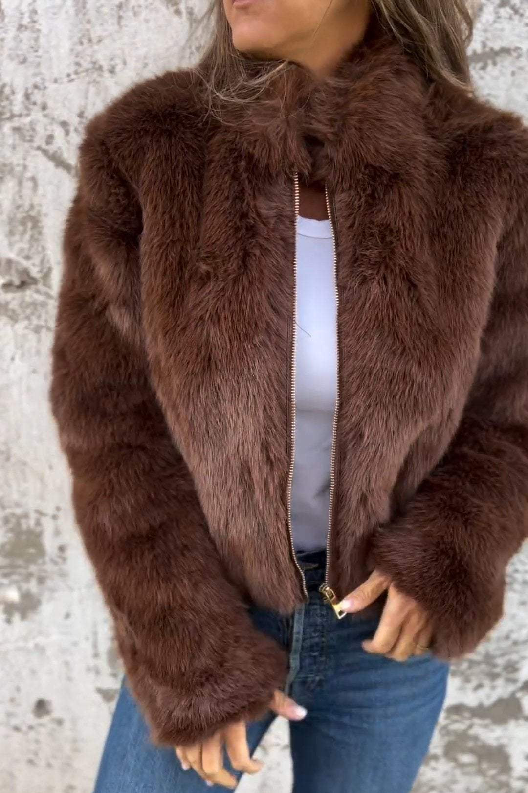 Manteau en fourrure