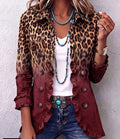 Livia | Blazer de lleopard ombré amb volants