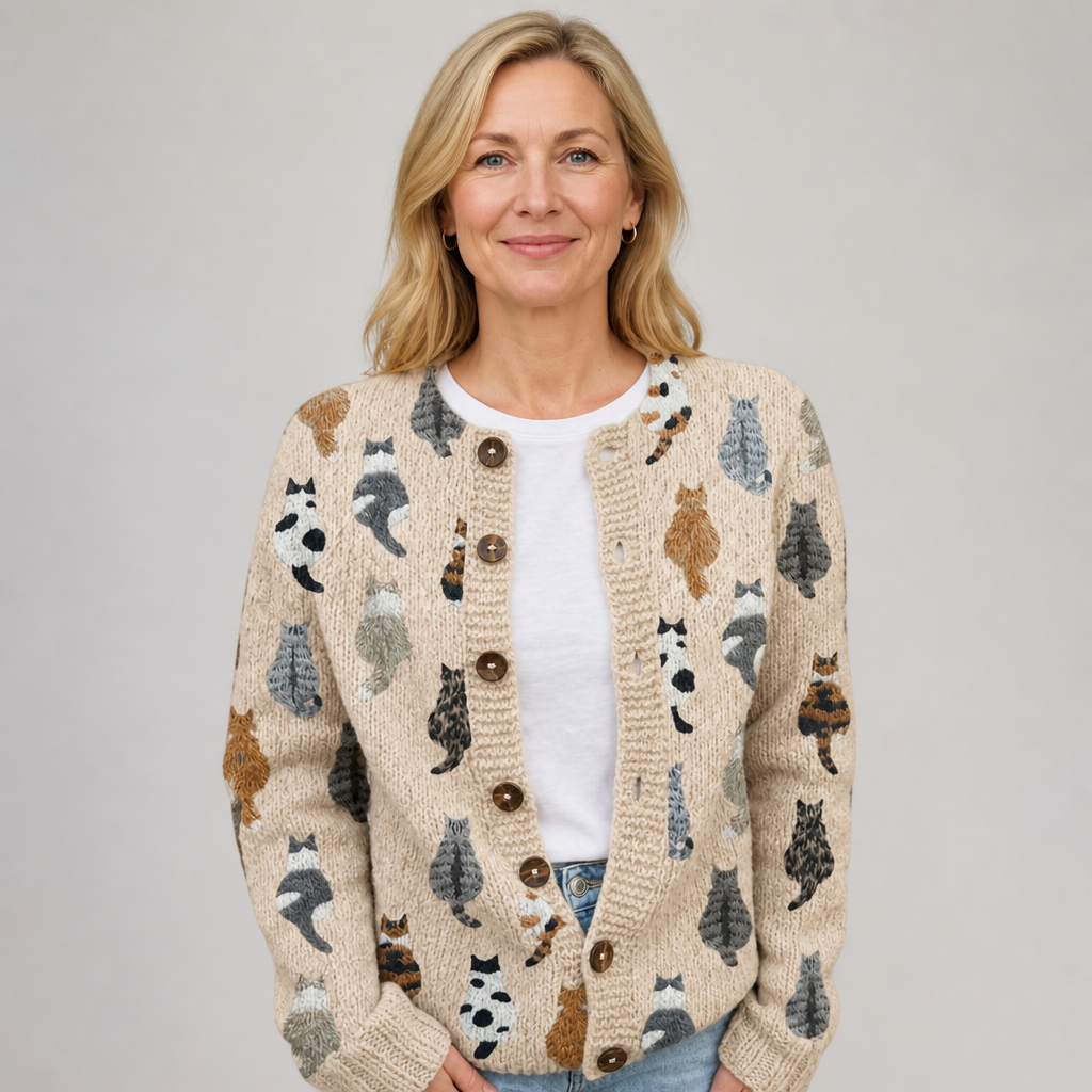 Moxley | Cardigan vintage a motivi floreali