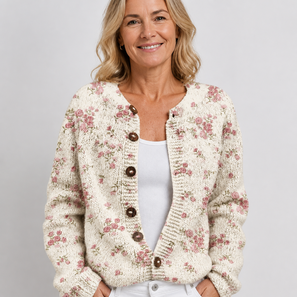 Evanthea | Branca de punt vintage amb motius florals