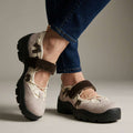 Zapatillas de confort con suela elevada