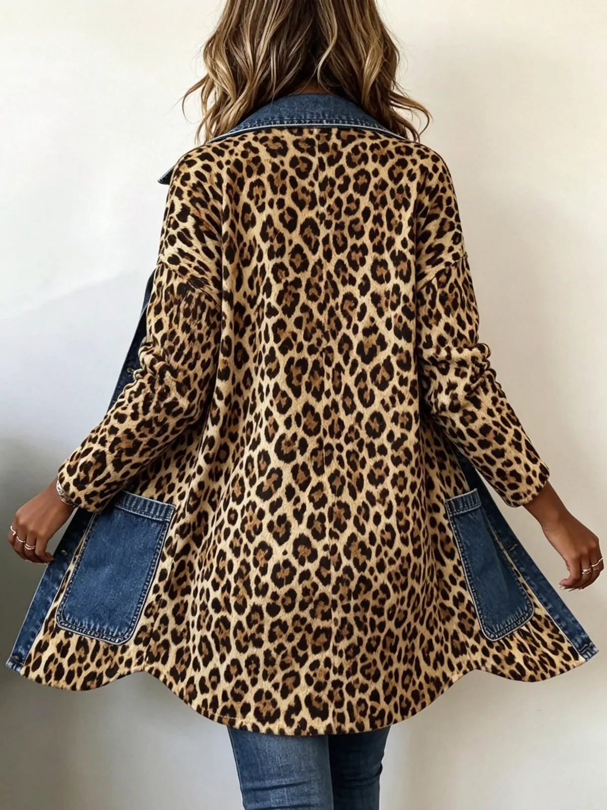 Branca llarga de lleopard amb texan