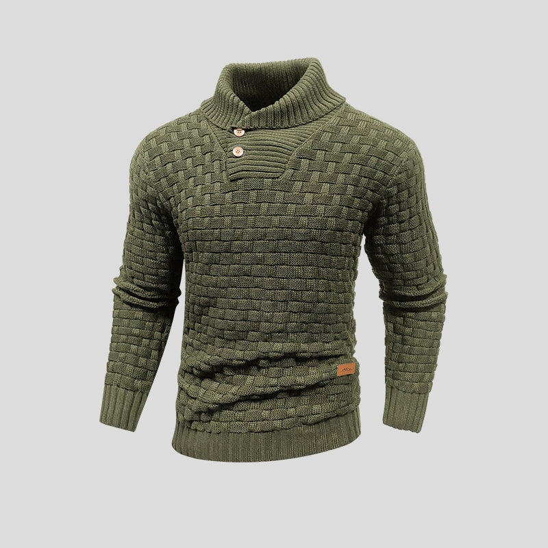 Pull en maille torsadée