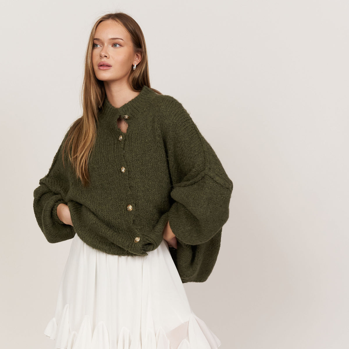 Cárdigan oversize "CozyGlam"