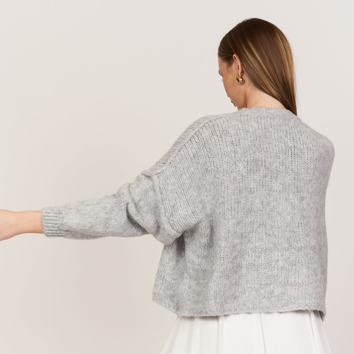 Càrdigan oversize llarg