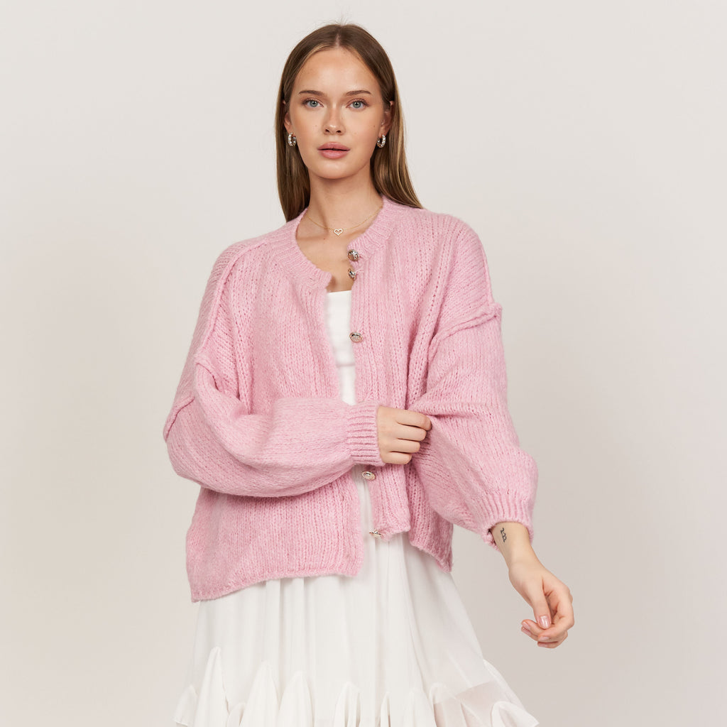 Càrdigan oversize llarg