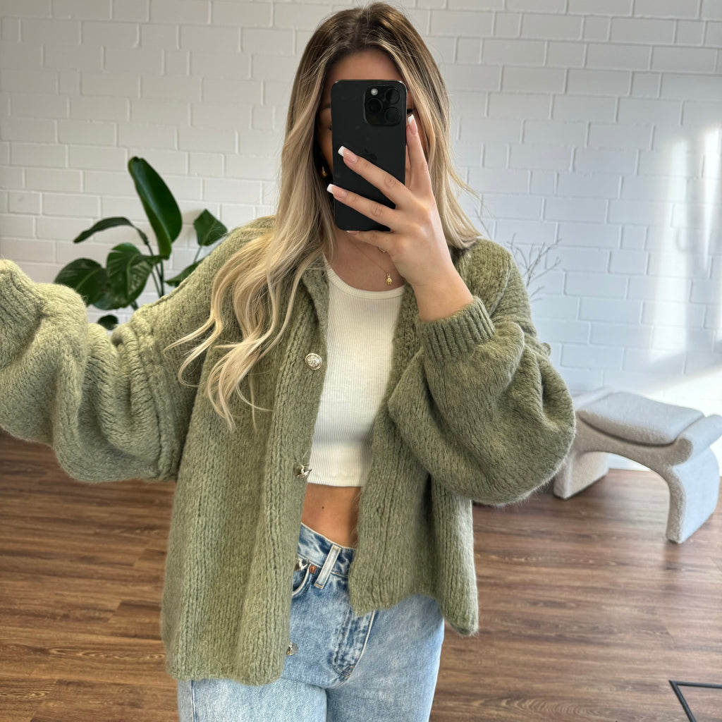 Càrdigan oversize llarg