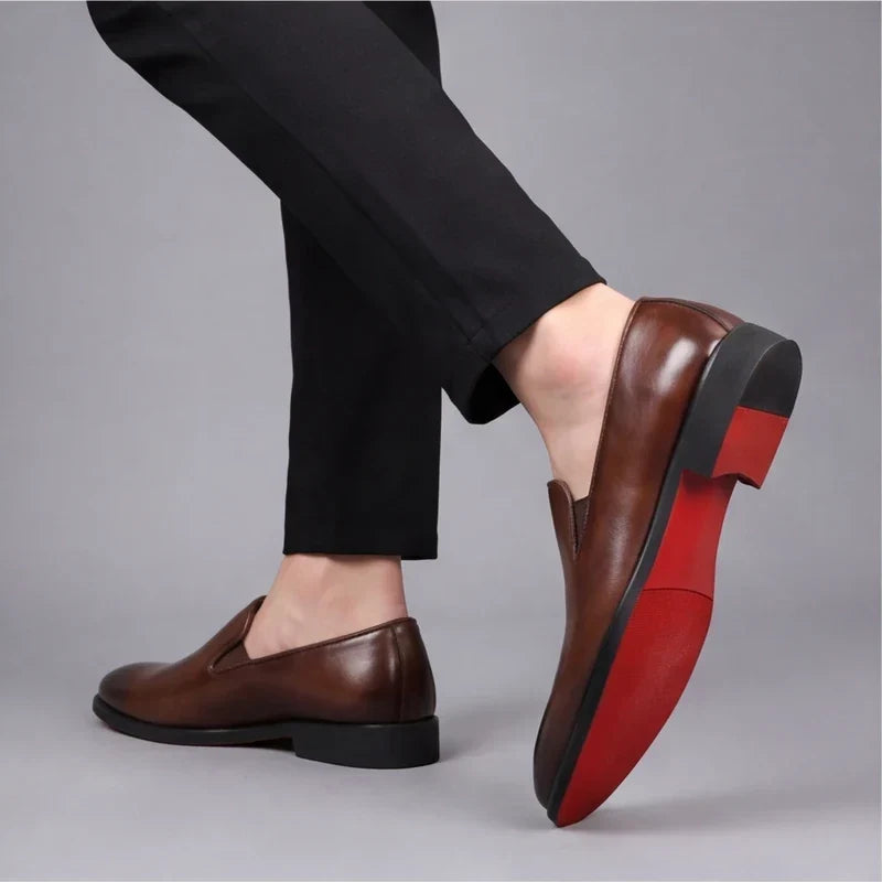 Mocassins de cuir italià