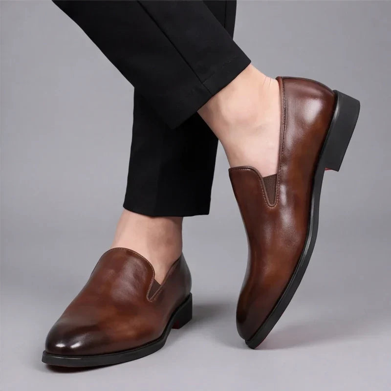 Mocassins de cuir italià