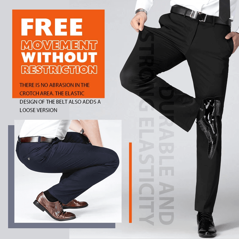 Pantaloni classici elasticizzati da uomo