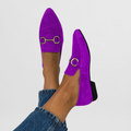 Mocassins dans les tons violets