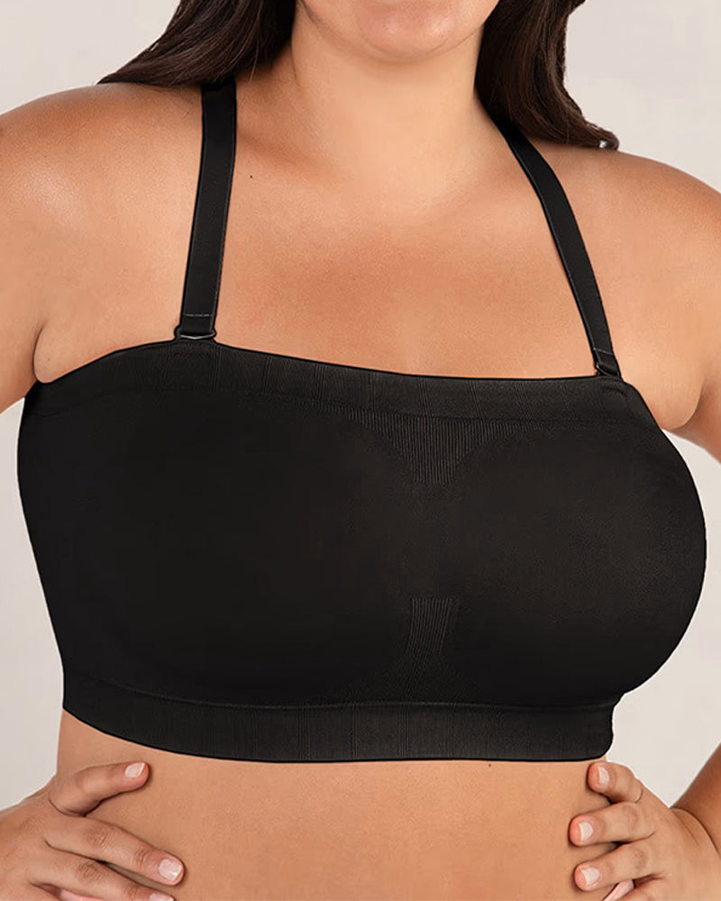 Reggiseno bandeau convertibile senza cuciture antiscivolo