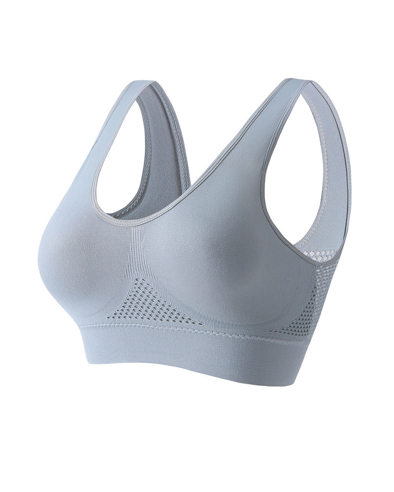Soutiador esportiu sense costures amb estalvis amovibles