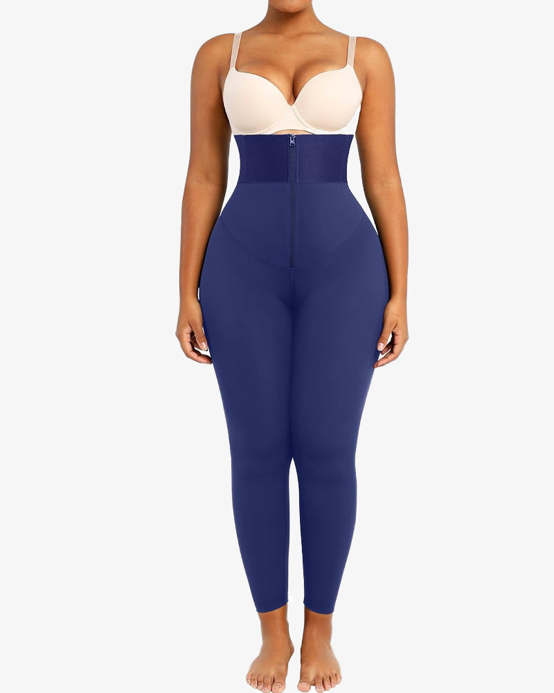 Pantaloni da yoga aderenti da donna con vita alta, effetto shaping e cintura elastica in vita