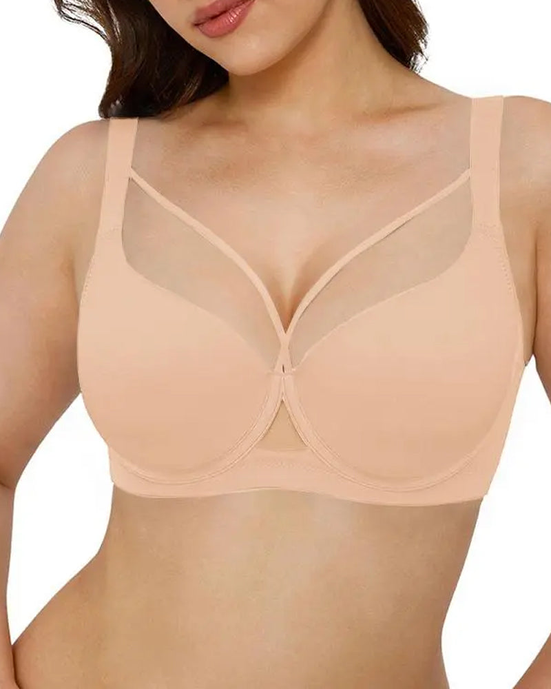Reggiseno reppente senza cuciture con ferretto e scollo a V