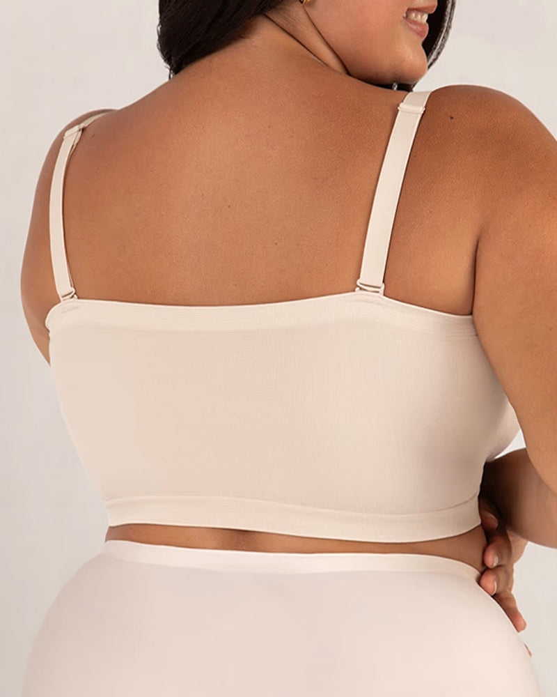 Reggiseno bandeau convertibile senza cuciture antiscivolo