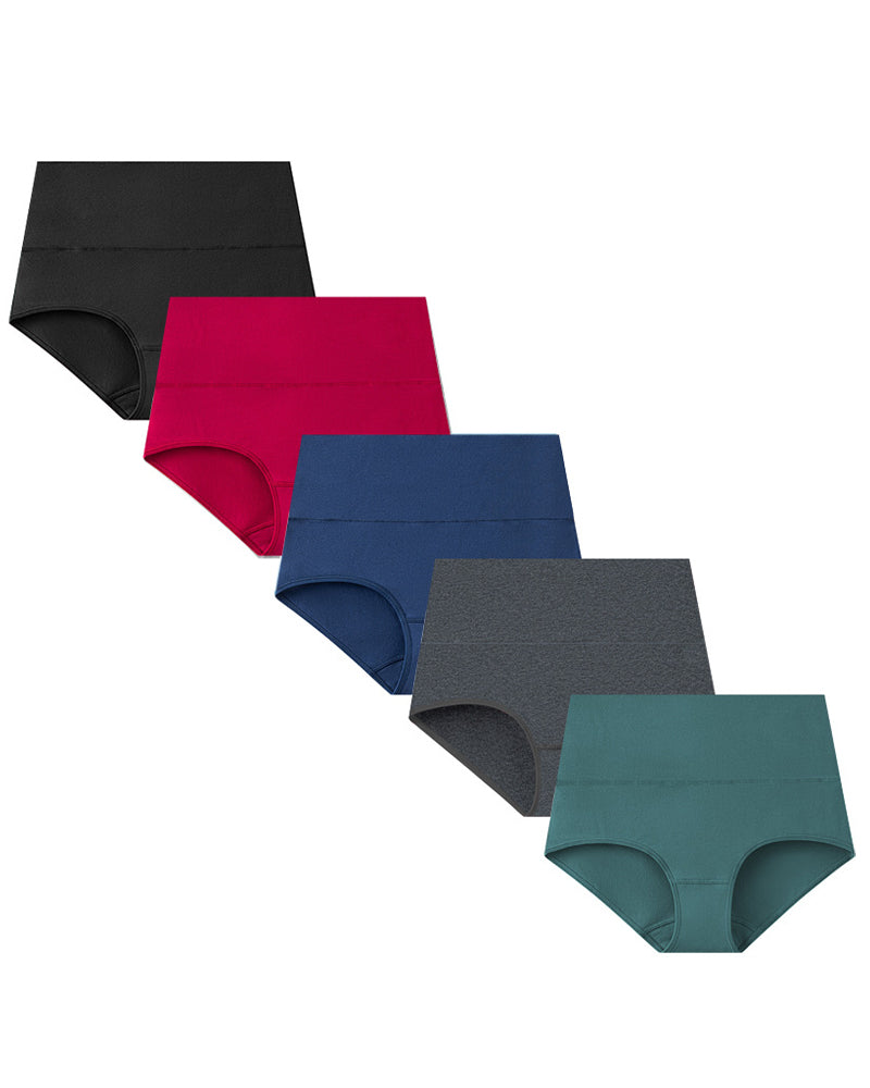 Culotte a vita alta taglie forti in puro cotone, traspiranti ed elastiche