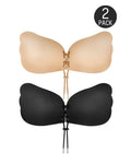 Reggiseno adesivo senza spalline in silicone push-up con laccetti