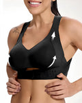 Soutiador esportiu push-up sense costures corrector de postura