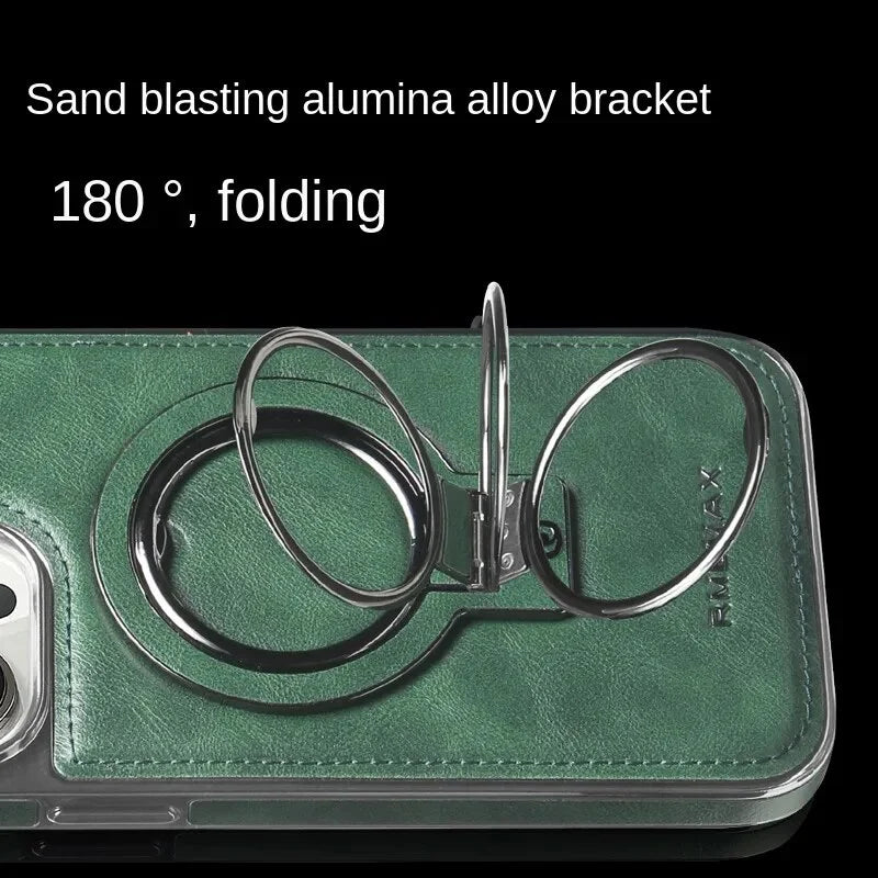 Étui de luxe en cuir pour iPhone
