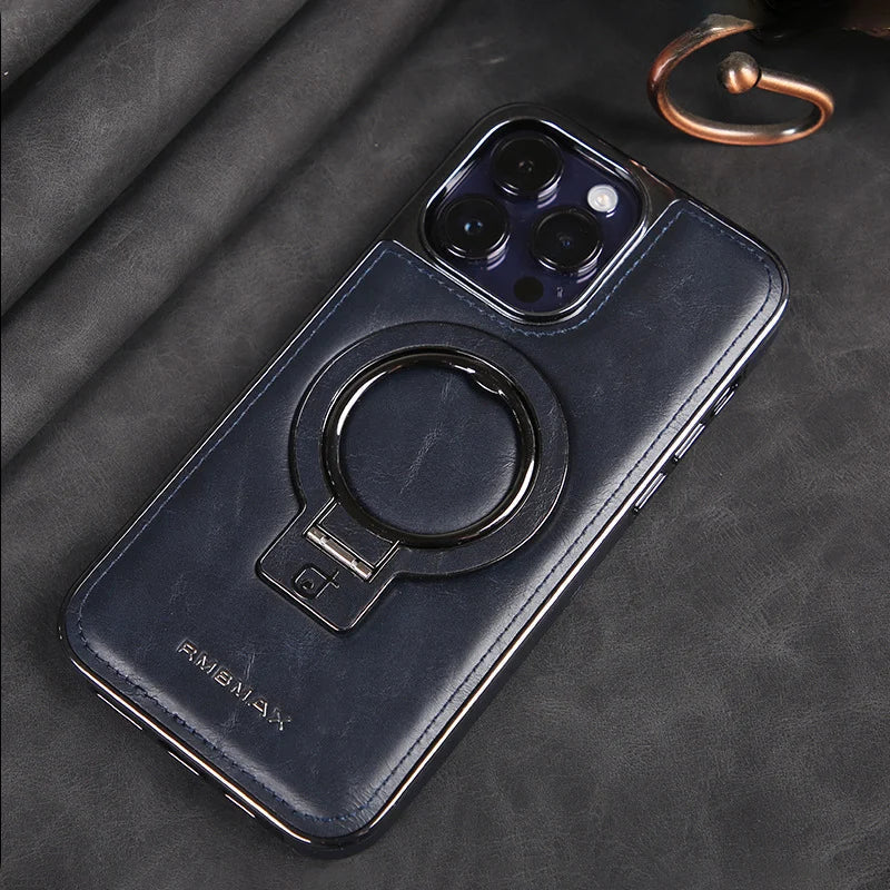 Custodia di lusso in pelle per iPhone