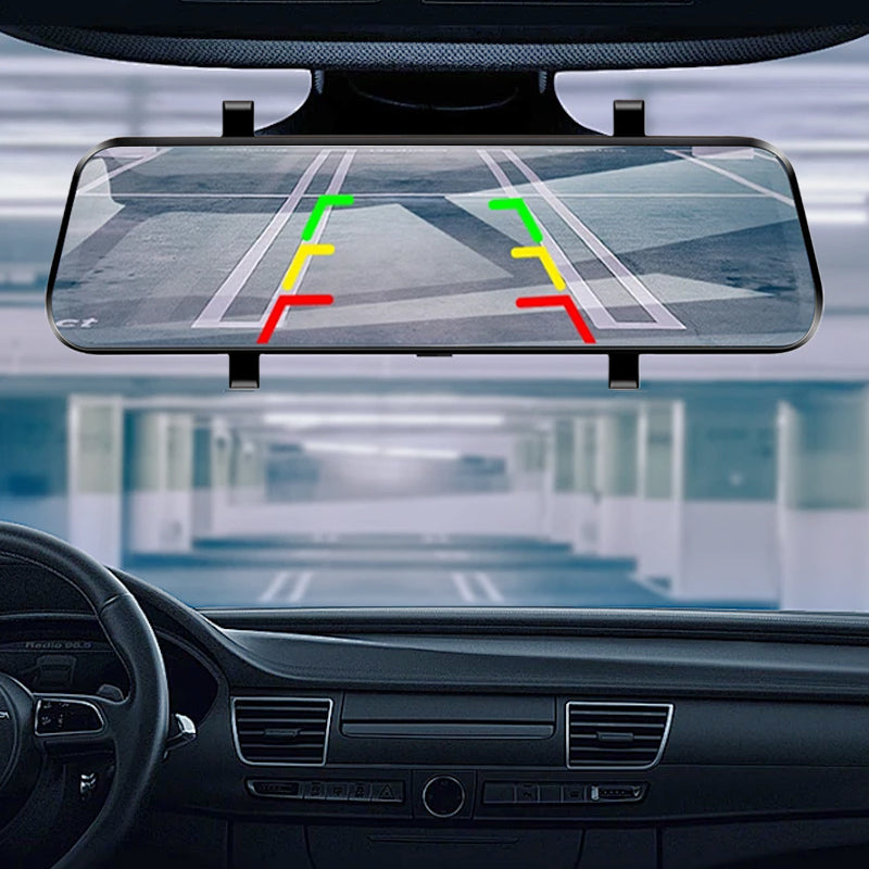 Cámara para coche HD con pantalla táctil de 10 pulgadas
