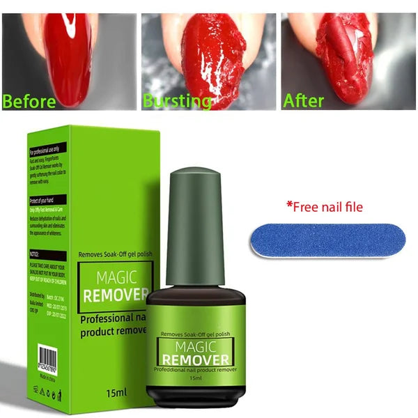 💅 Compra 1 e ricevi 1 in omaggio! ✨ Solvente per smalto Magic in versione migliorata – Azione rapida, delicato, perfetto da portare in viaggio 🌿