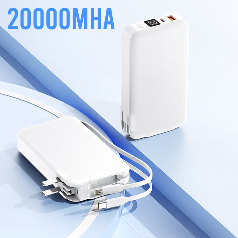 Chargeur portable multifonction avec prise intégrée