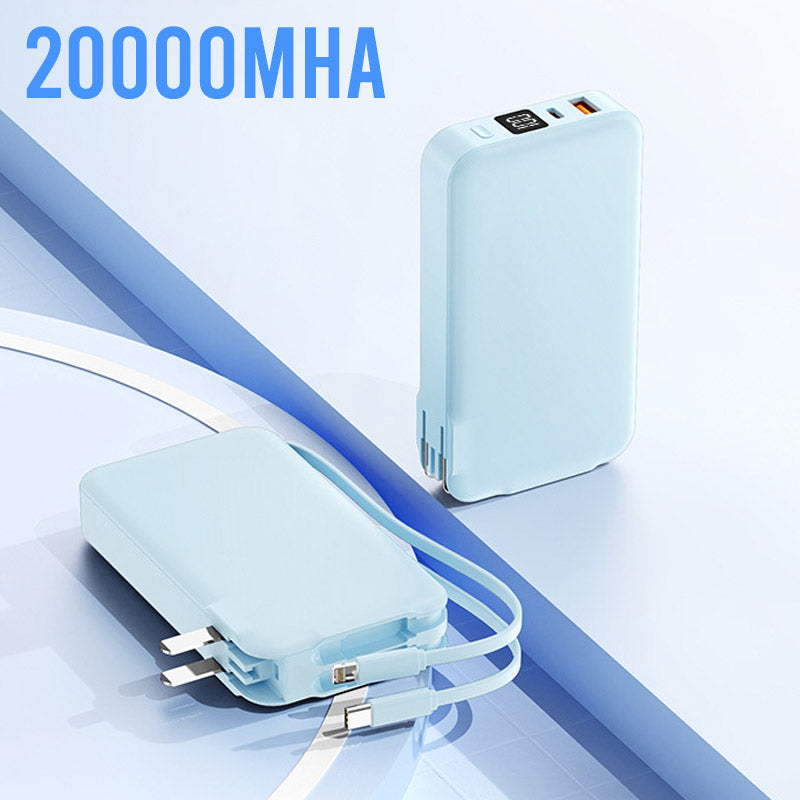 Chargeur portable multifonction avec prise intégrée