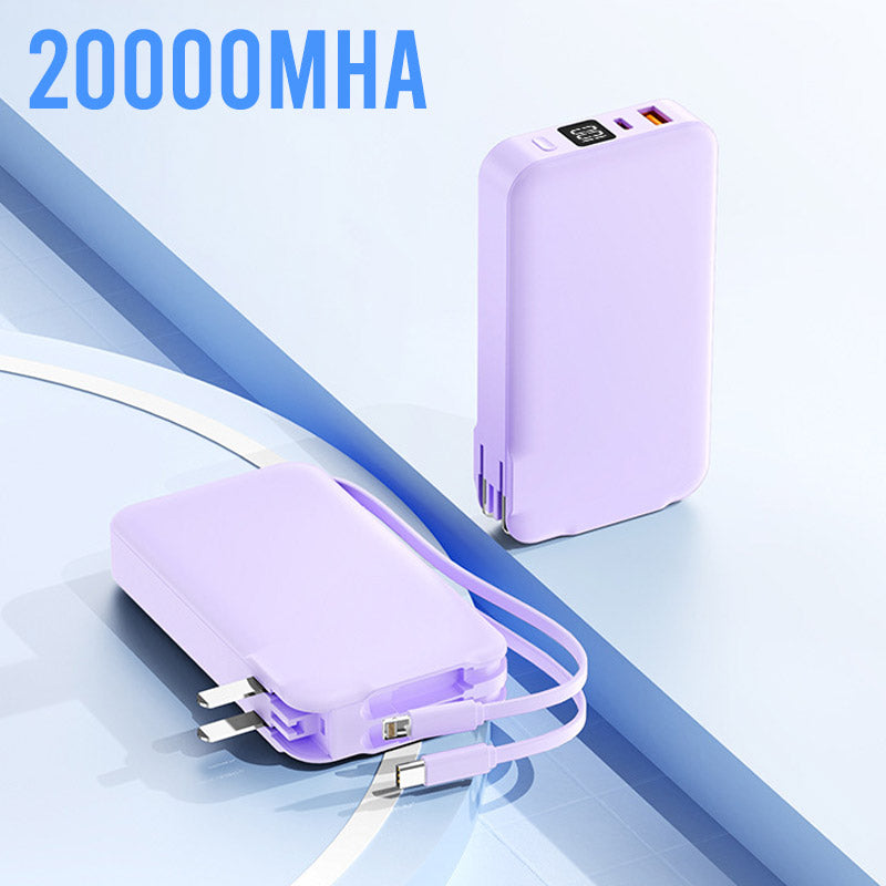 Chargeur portable multifonction avec prise intégrée