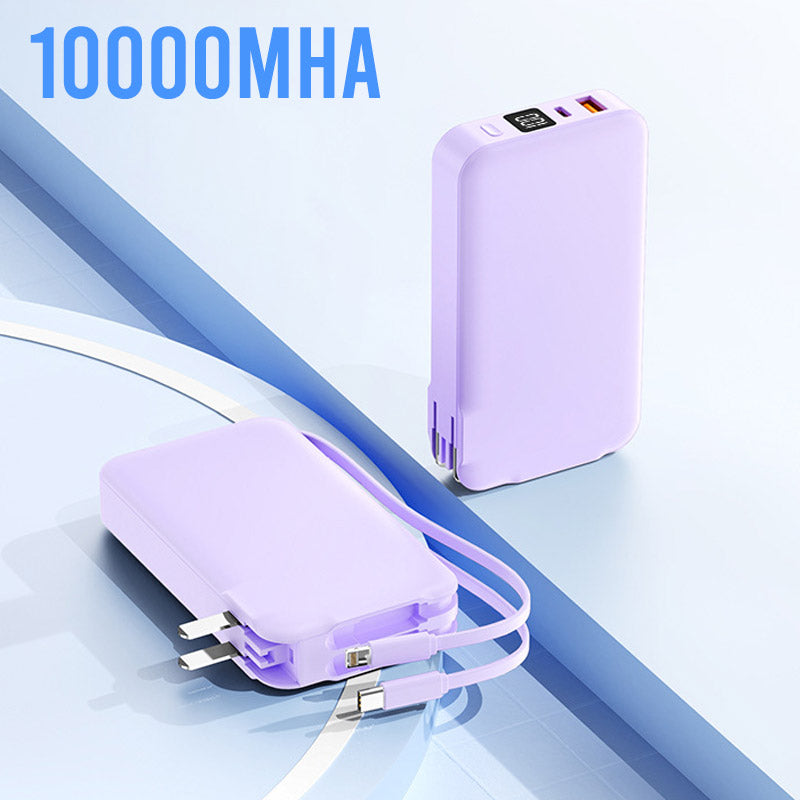 Chargeur portable multifonction avec prise intégrée