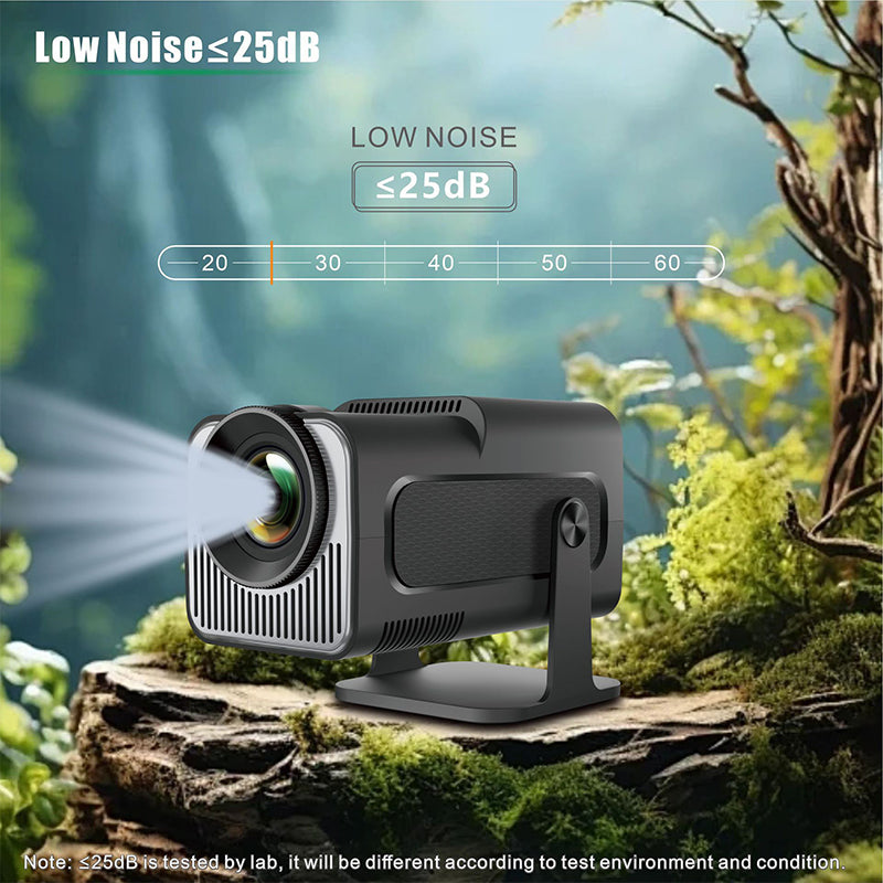 Proyector HD portátil ajustable de bajo ruido