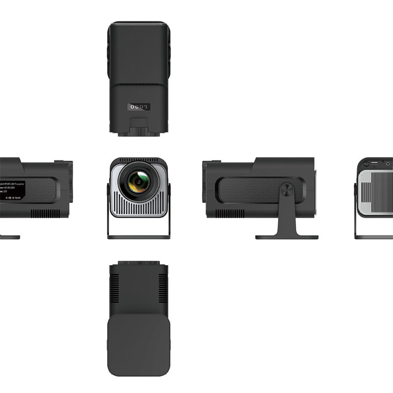 Proyector HD portátil ajustable de bajo ruido