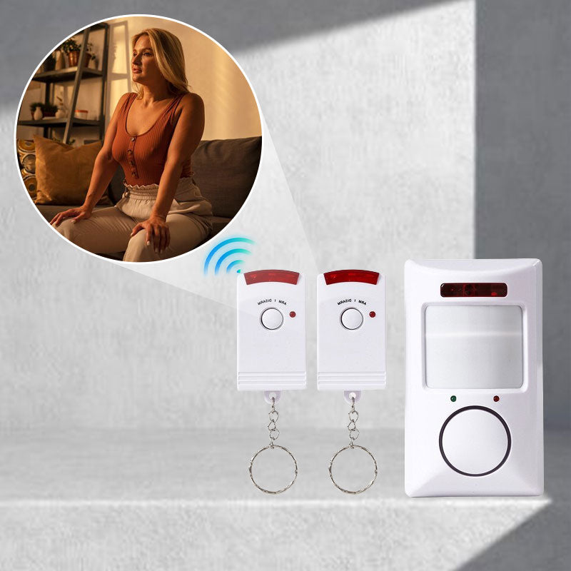 Alarma infrarroja con detector de movimiento y 2 mandos a distancia
