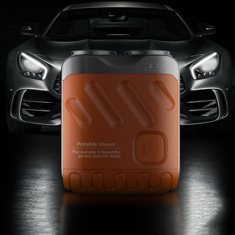 Mini maquineta d’afaitar elèctrica rotativa portàtil per a homes