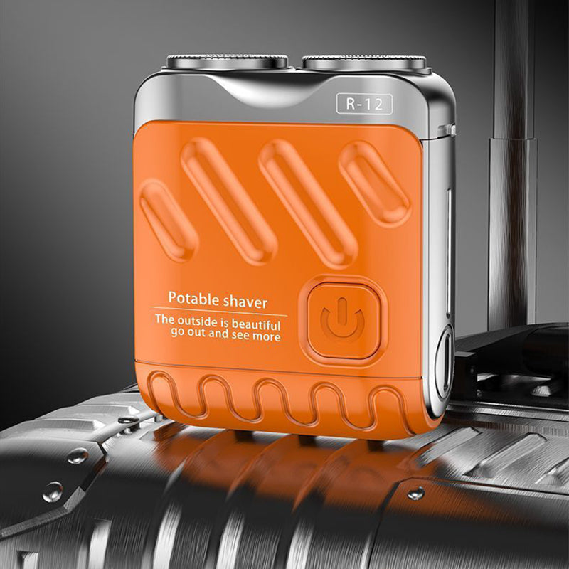 Mini maquineta d’afaitar elèctrica rotativa portàtil per a homes