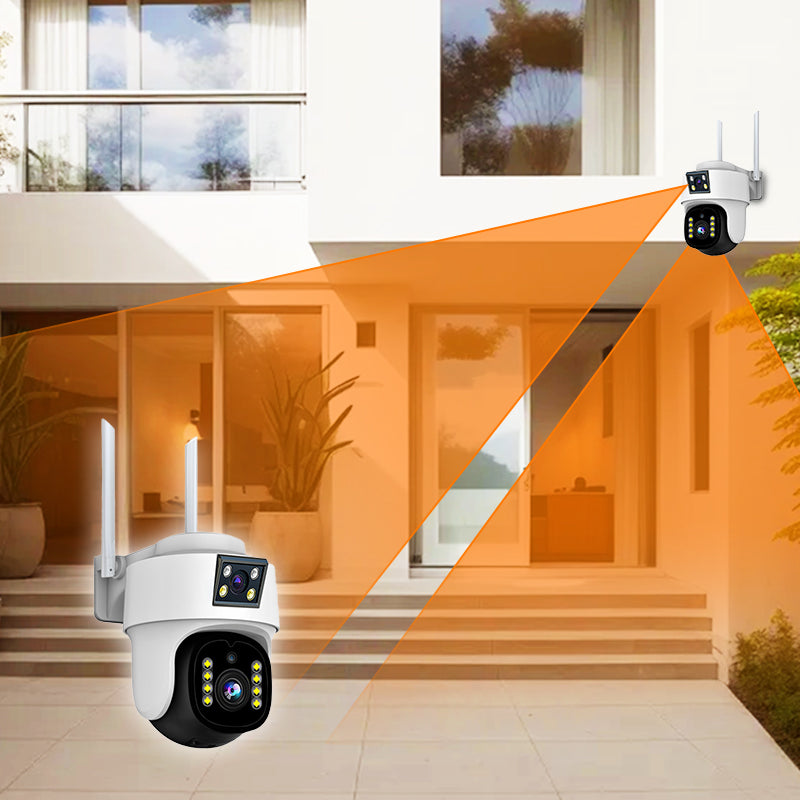 Cámara de vigilancia panorámica de 360° con visión nocturna