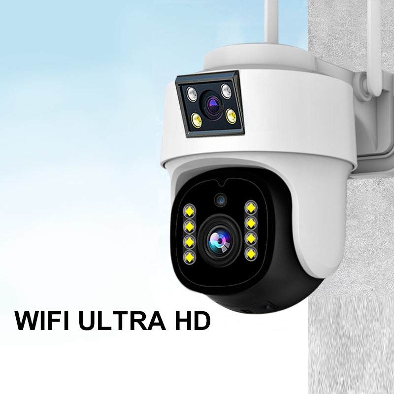 Cámara de vigilancia panorámica de 360° con visión nocturna