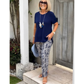 Conjunto casual de dos piezas para mujer