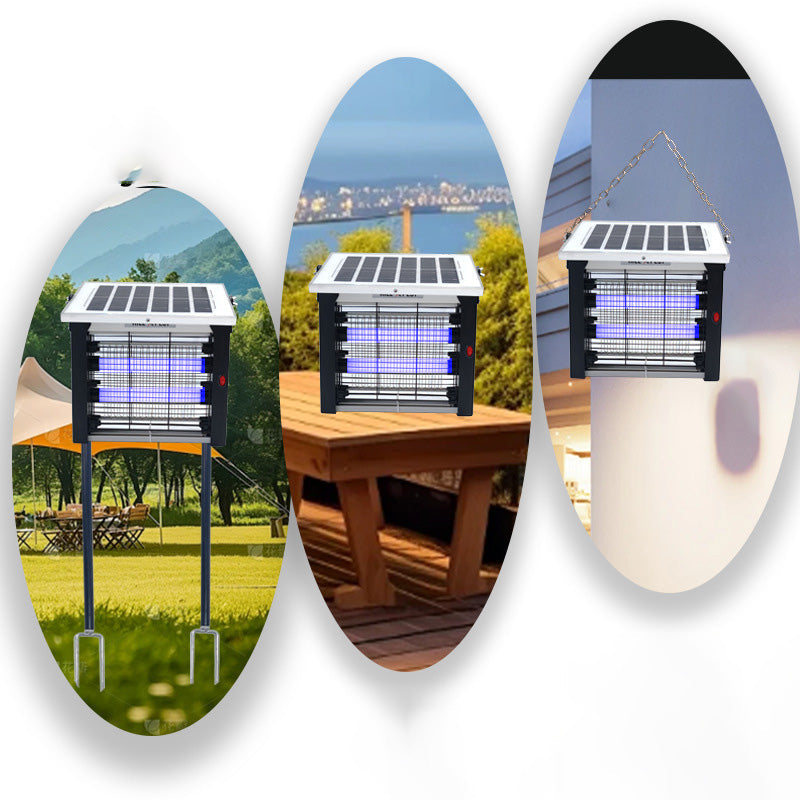 Lampe anti-moustiques à énergie solaire pour jardin